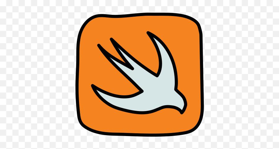 Swift Icon In Doodle Style Png