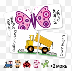 With Icons - Preschool Shoe Labels Png,Kindergarten Icon