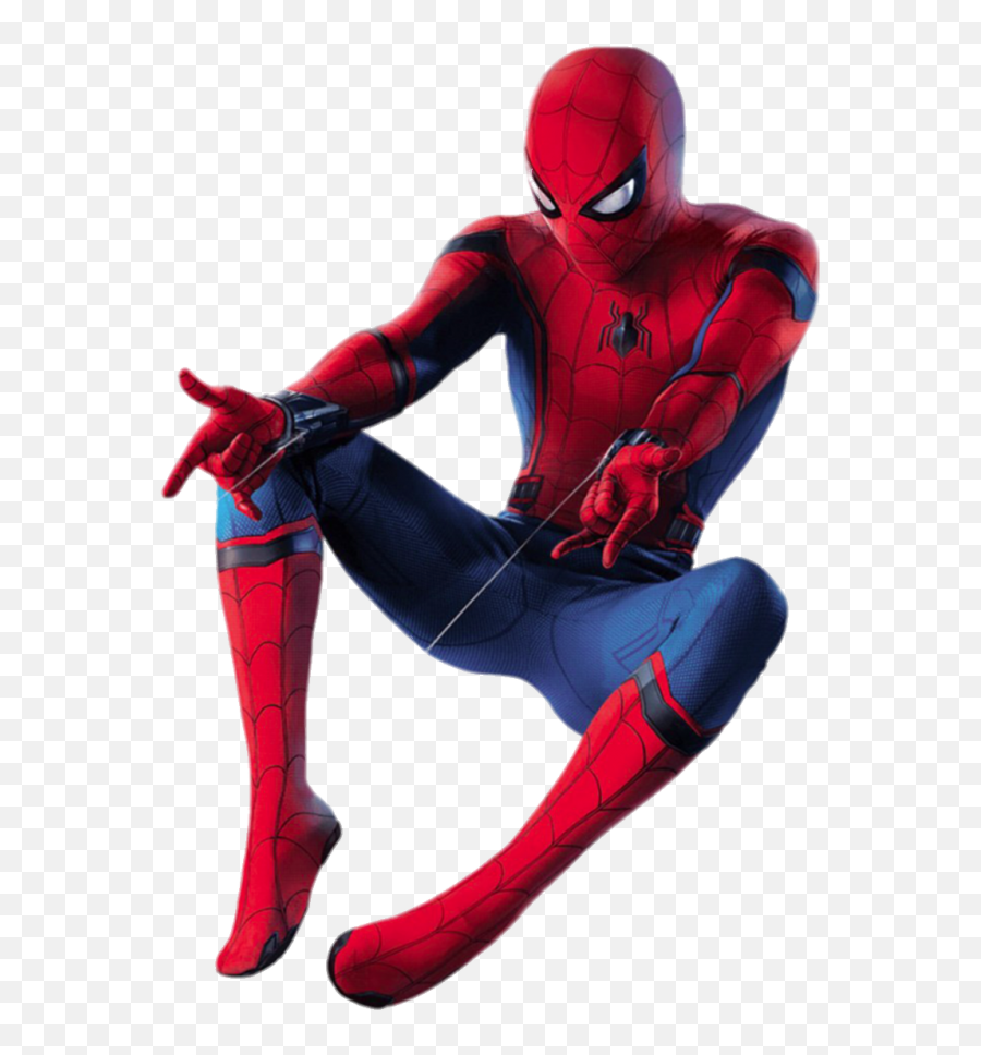 Check Out This Transparent Spider Man Throwing Net With Both Png In Suit Background