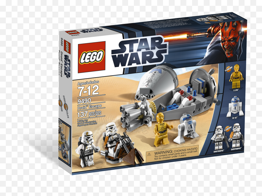 9490 Droid Escape - Lego 9490 Png,C3po Png