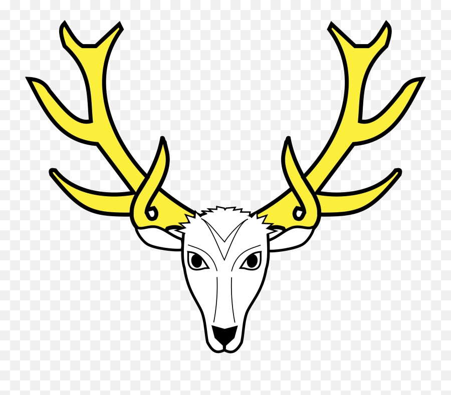 Vector Svg - Stag Head Coat Of Arms Png,Deer Head Png
