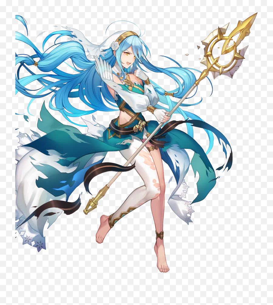 Aqua Fire Emblem Azura - Fire Emblem If Fire Emblem Heroes Azura Resplendent Png,Anime Fire Png