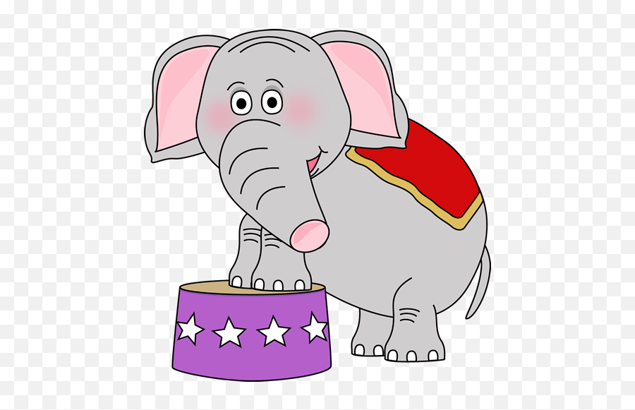 Circus Elephant Clipart Clipartmonk - Free Clip Art Images Circus Elephant Clip Art Png,Elephant Clipart Transparent