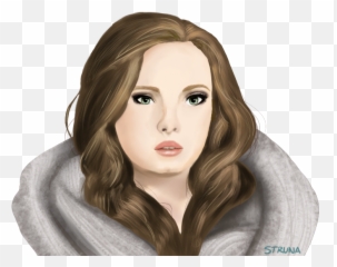 Adele Sets Fire To Taylor Swifts Reign - Girl Png,Adele Png
