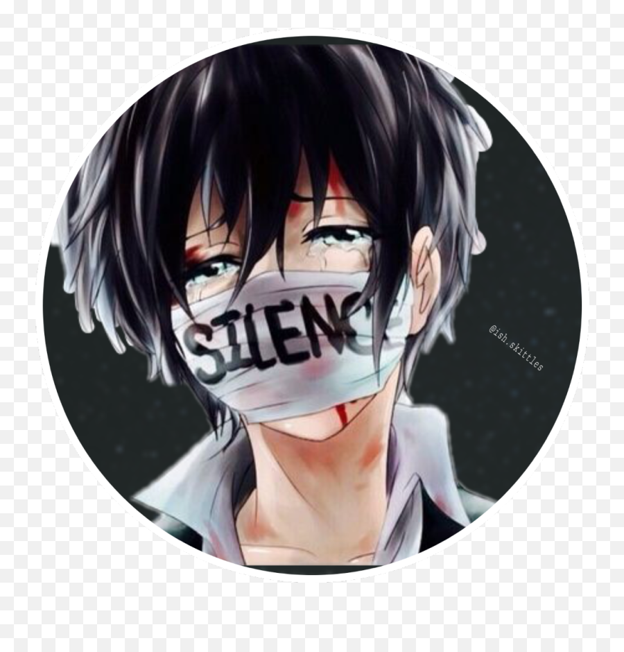 Anime Shhh - Sad Anime Silence Transparent Cartoon Jingfm Sad Anime Boy Png, Silence Png - free transparent png images 