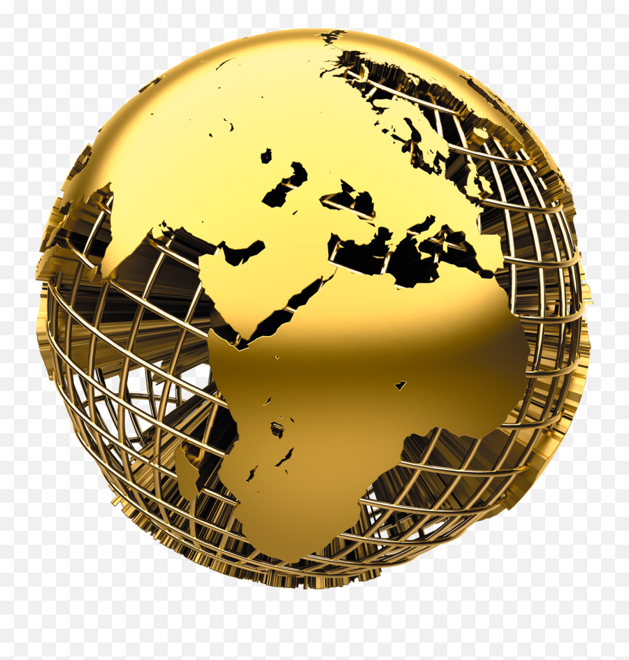 Golden Globe Png - Transparent Gold Globe Png,Gold Globe Png