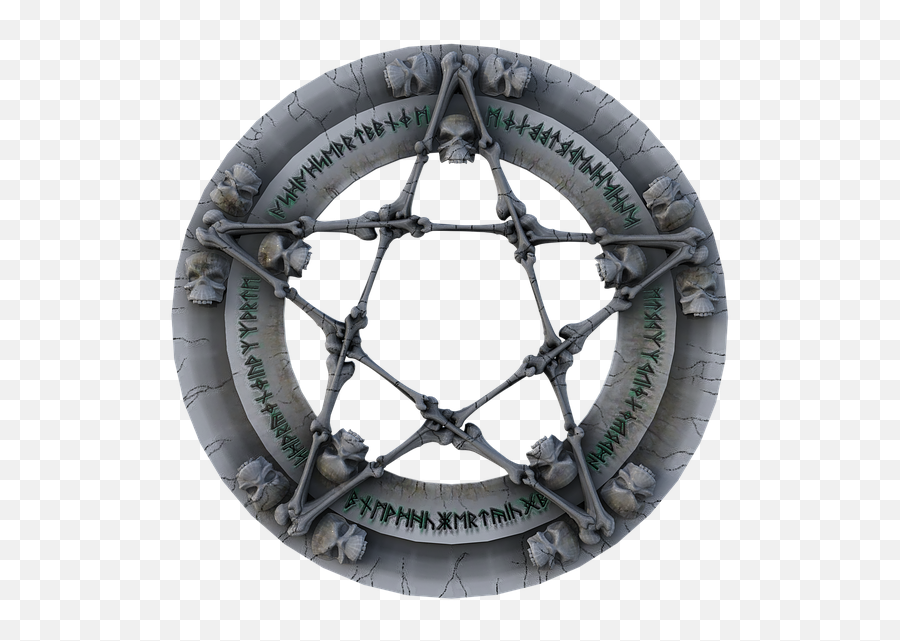 Pentagram Evil Mystery - Clock Magic Circle Png,Pentagram Png