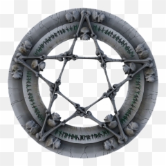 Pentagram Evil Mystery - Clock Magic Circle Png,Pentagram Png