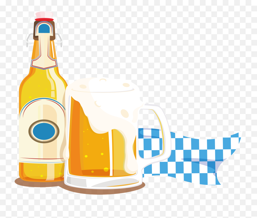 Oktoberfest Vector German Beer Mug Transparent Cartoon - Beer Png,Beer Vector Png