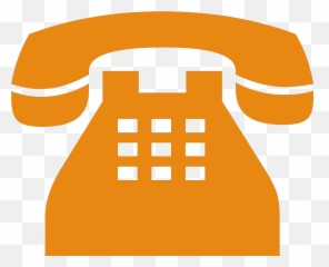 Phone Png - Orange Telephone Png,Phone Clipart Png