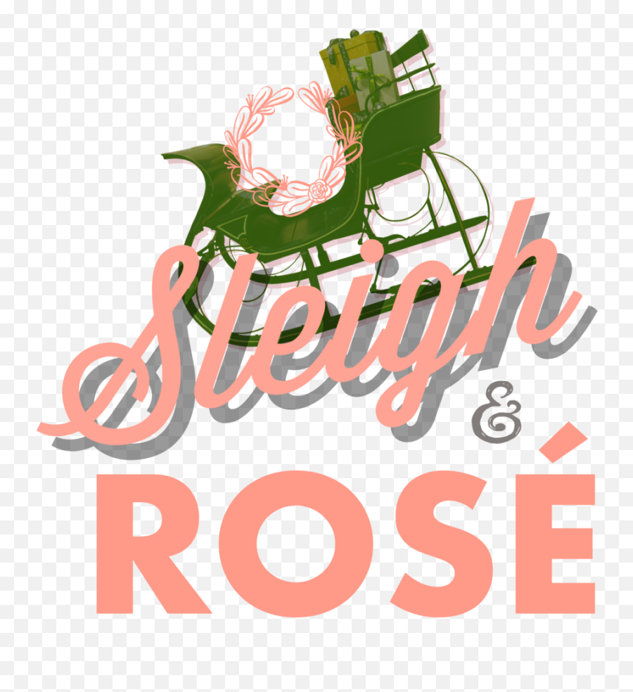 Download Sleigh And Rose Gift Tag - Poster Png,Gift Tag Png