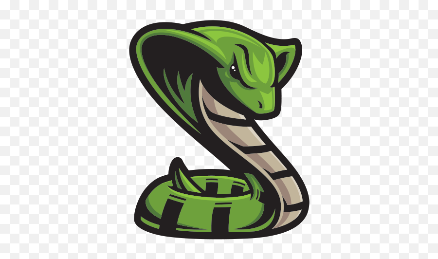 Printed Vinyl Green Cobra Stickers Factory - Transparent Green Cobra Logo Png,Cobra Png