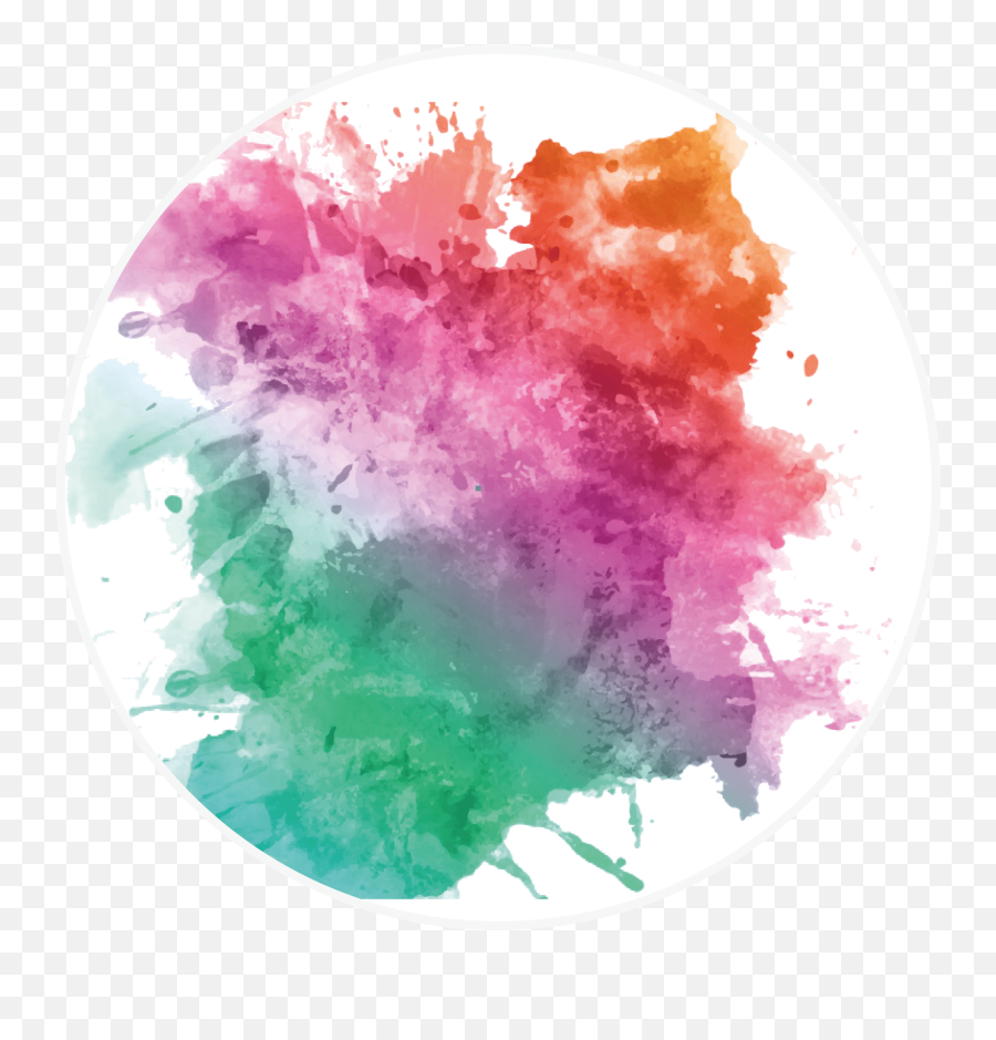 Abstract Splat Png Image With - Splash Watercolor,Colores Png