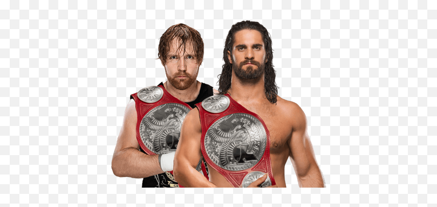 Raw Tag Team Champions Seth Rollins And Dean Ambrose - The Wwe Luke Gallows And Karl Anderson Png,Brock Lesnar Transparent