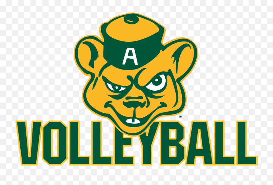 Volleyball Green And Gold Sport System - Alberta Golden Bears Png,Volleyball Logo