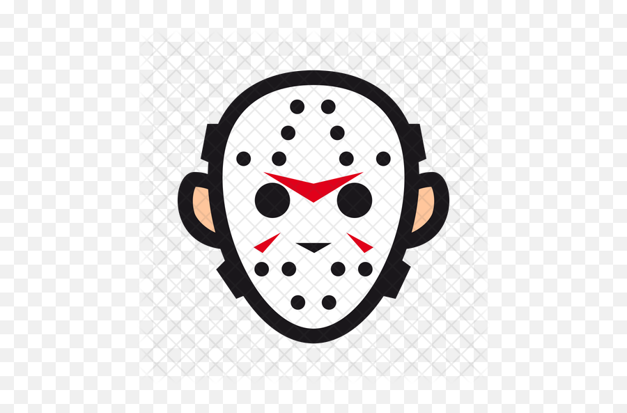 Jason Icon Of Colored Outline Style - Louvre Png,Jason Mask Png