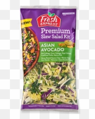 Asian Avocado Premium Slaw Salad Kit - Fresh Express Salad Png,Avacado Png
