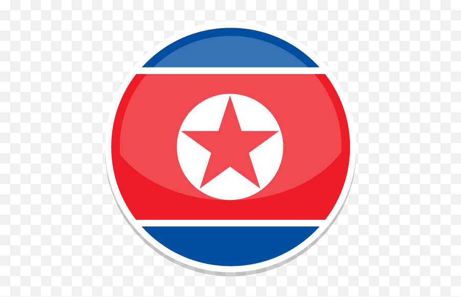 North Icon Myiconfinder - North Korea Flag Icon Png,Oman Flag Png