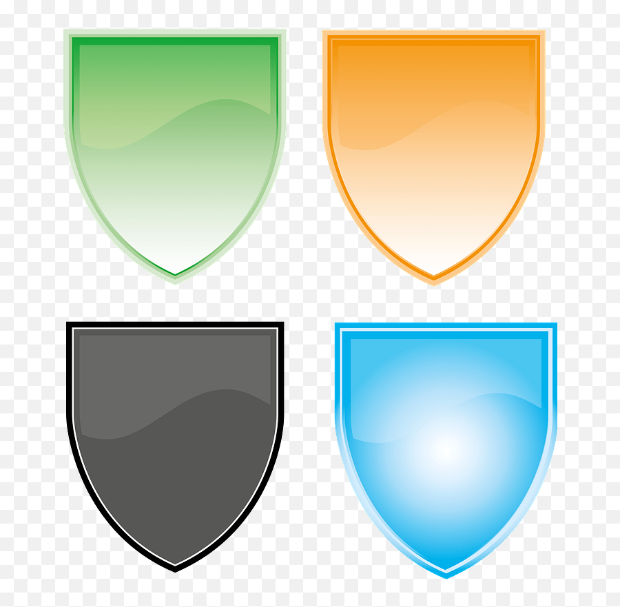 Shield Set Clipart Free Download Transparent Png Creazilla - Clip Art,Shield Clipart Png