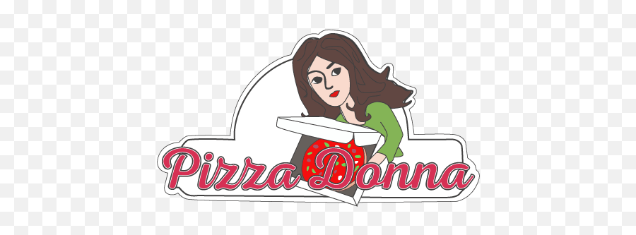 Pizza Donna Tolstraat Amsterdam - Italian Style Pizza Pizza Donna Png,Cartoon Pizza Logo