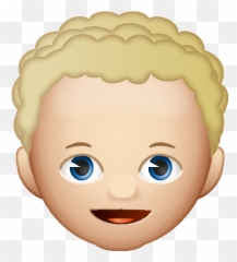 Kumpulan Soal Curly Hair Emojis Download - Cartoon Boy png