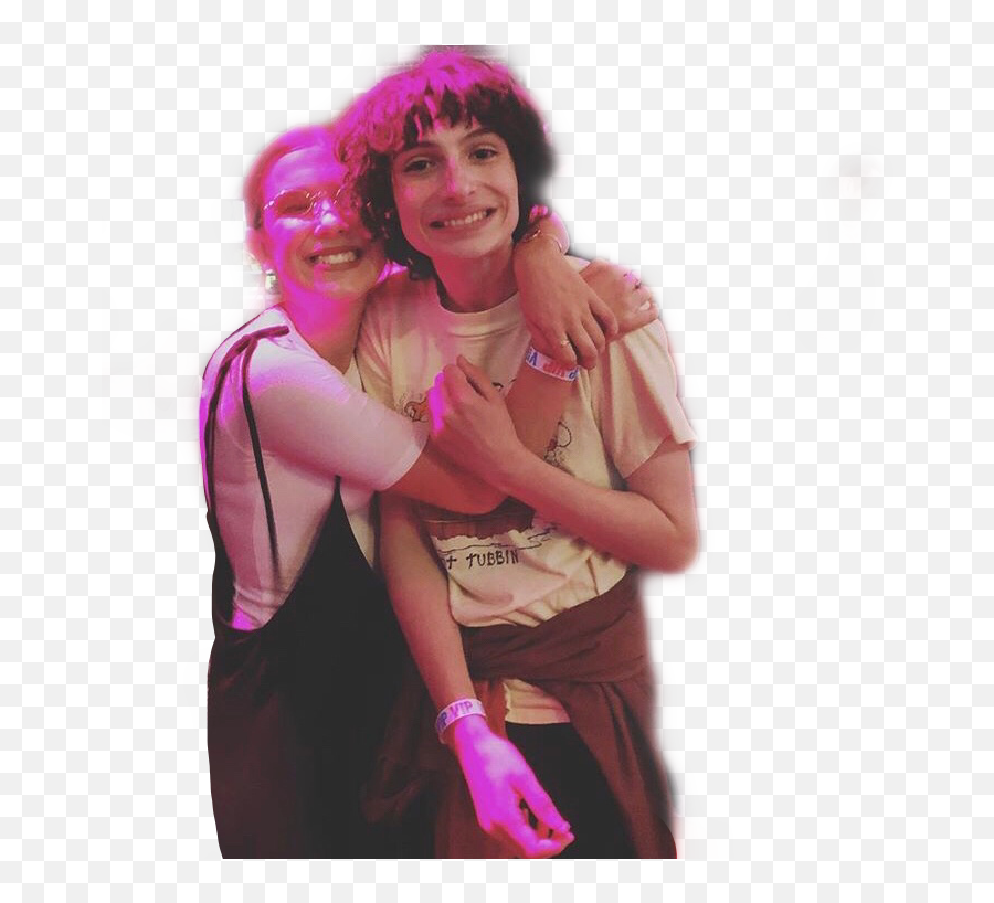 Download Two Icons Fillie Milliebobbybrown Millie Bobby - Millie Bobby Brown And Finn Wolfhard Love Png,Bobby Roode Png