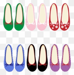 Ballet Shoe Footwear High - Heeled Shoe Ballet Flat Womenu0027s Women S Shoes Clipart Png,Ballet Shoes Png