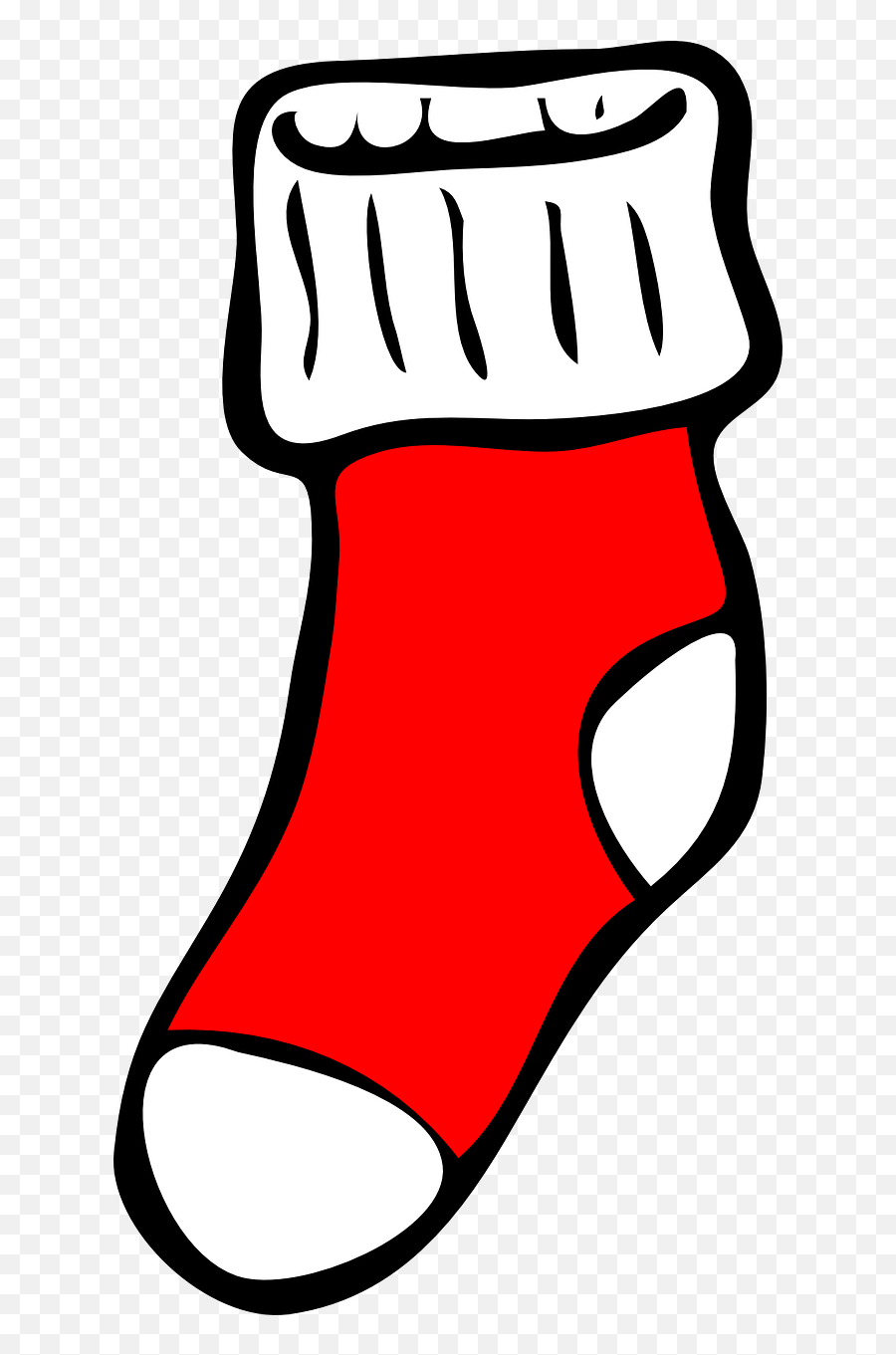 Stocking Christmas Sock - Free Vector Graphic On Pixabay Sock Clipart Png,Sock Png