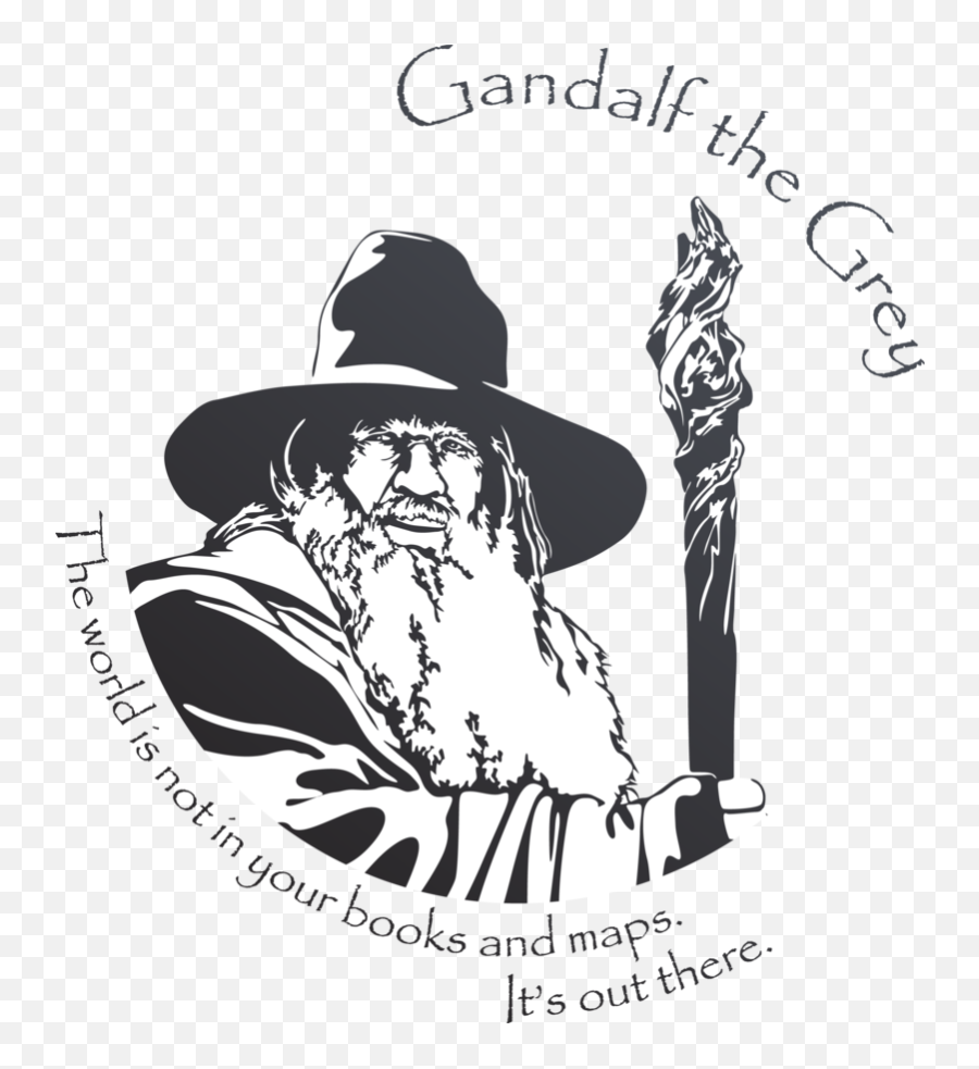 Lord Of The Rings Gandalf Vector - Gandalf The Grey Vector Png,Gandalf Png