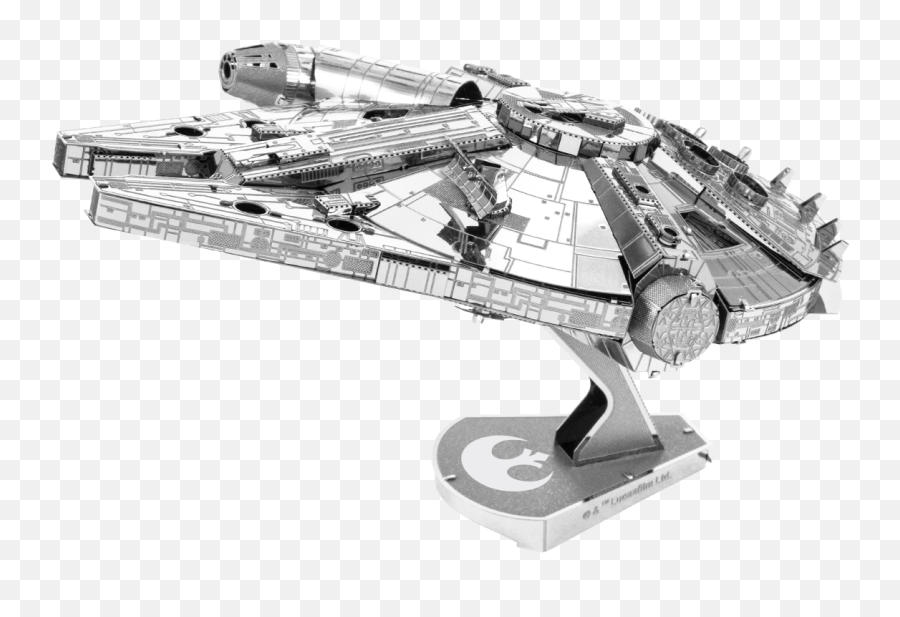 Iconx Millennium Falcon - Metal Earth Millennium Falcon 3d Model Kit Png,Millennium Falcon Png