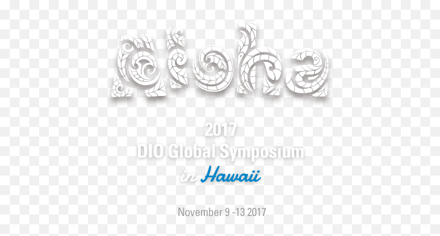 2017 Dio Global Symposium In Hawaii - Decorative Png,Dio Logo