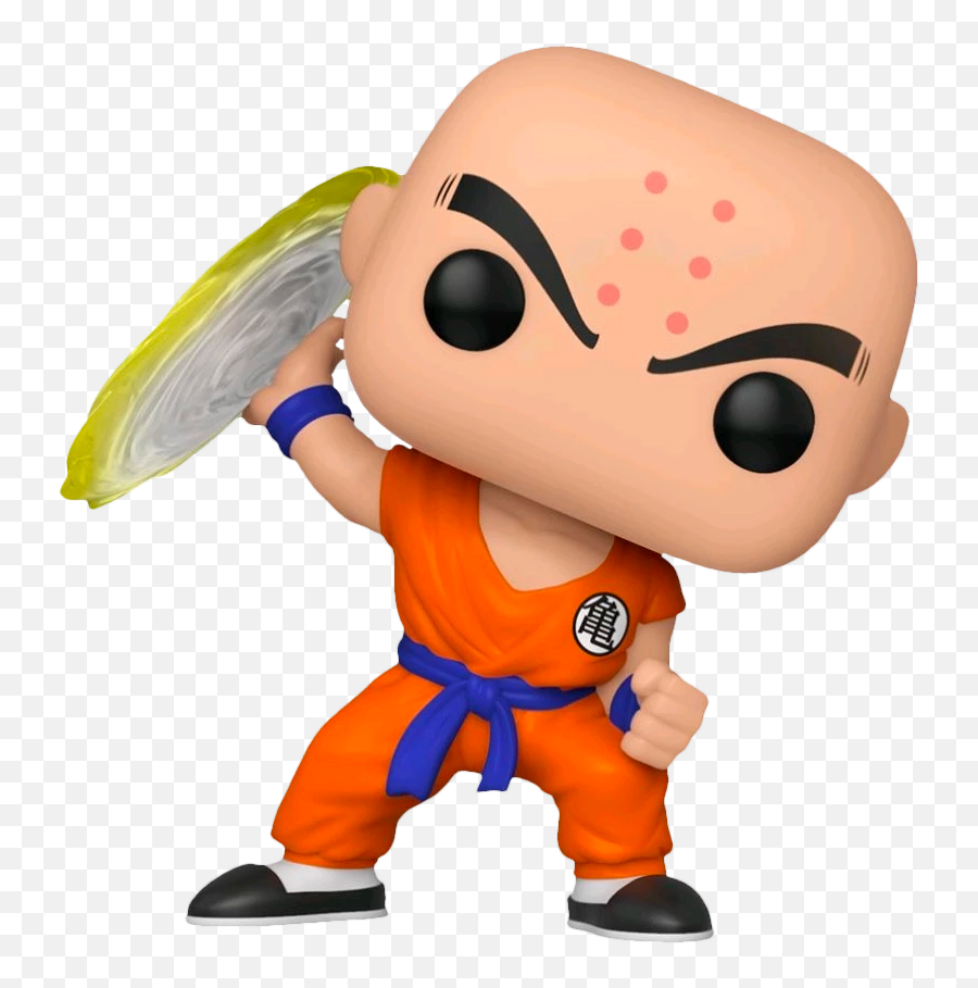 Dragon Ball Z - Krillin With Destructo Disc Pop Vinyl Figure Funko Pop Dragon Ball Z Krillin Png,Krillin Png