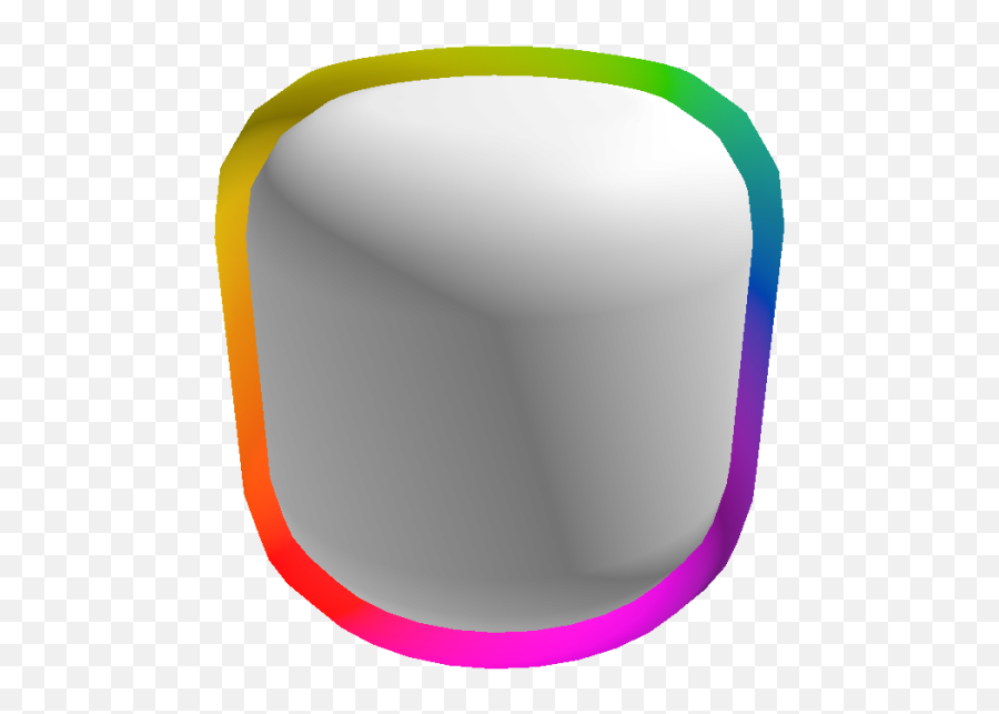 Rainbow Head Outline - Cartoony Head Outline Roblox Png,Face Outline