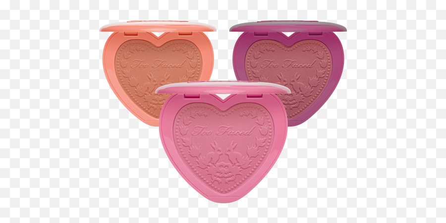 Too Faced Is Selling Heart Shaped Blusher U2013 And Bronzer - Heart Shaped Blush Too Faced Png,Heart Shape Transparent