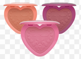 Too Faced Is Selling Heart Shaped Blusher U2013 And Bronzer - Heart Shaped Blush png