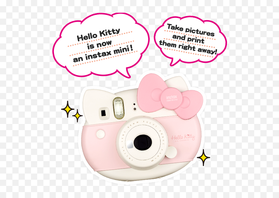 Hello Kitty Instax Mini Fujifilm - Digital Camera Png,Hello Kitty Transparent