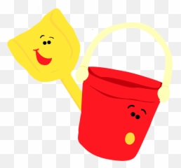 Shovel Clipart Draw - Blues Clues Bucket And Shovel Png Blues Clues Png Pail,Blues Clues Png