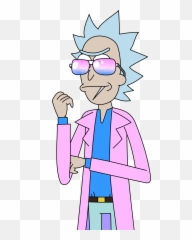 Miami Rick Transparent Vector By Steel - Scorpion Tumblr Png,Rick And Morty Png