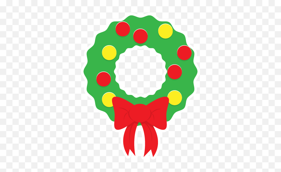 Free Cli - Clipart Best Simple Wreath Christmas Drawing Png,Cow Icon Cliart