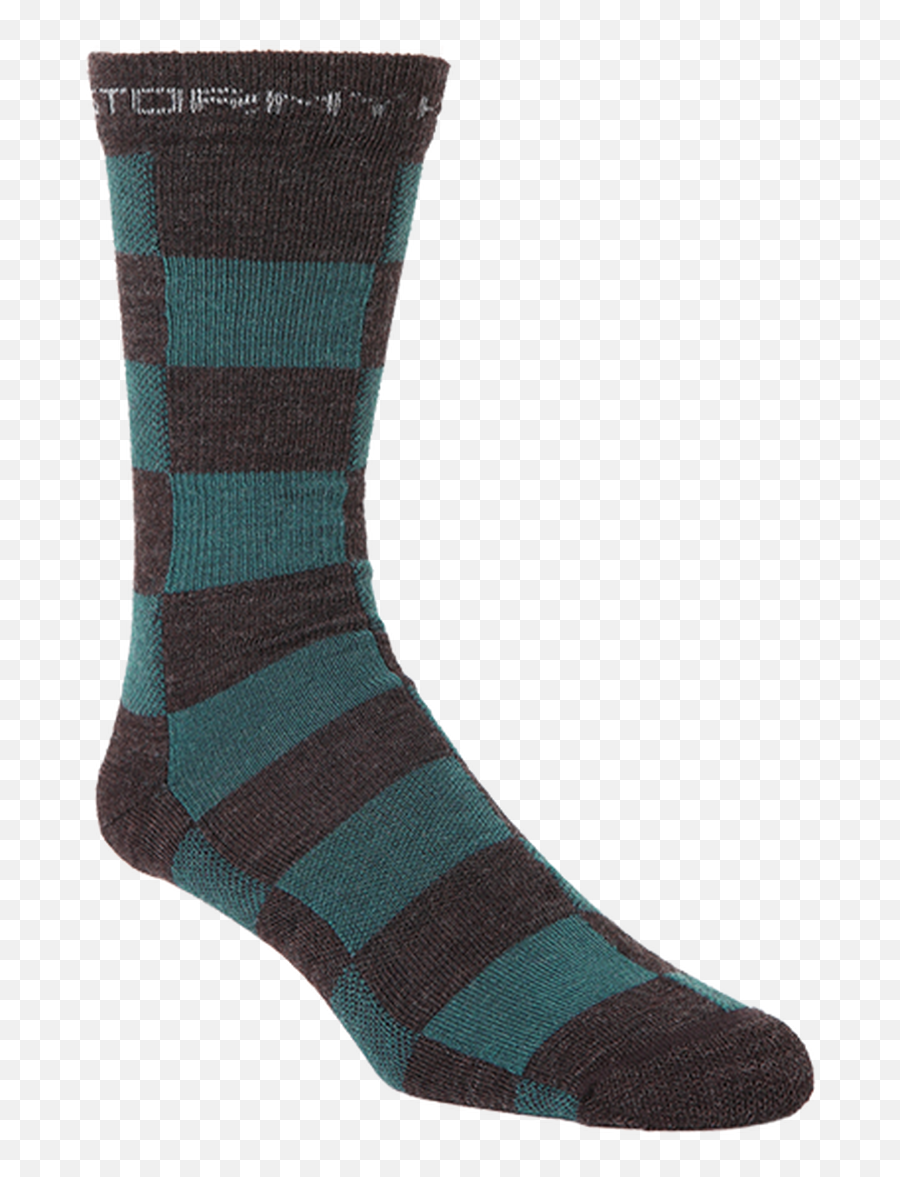 Buffalo Check Plaid Crew Wool Sock - Unisex Png,Buffalo Icon Apparel