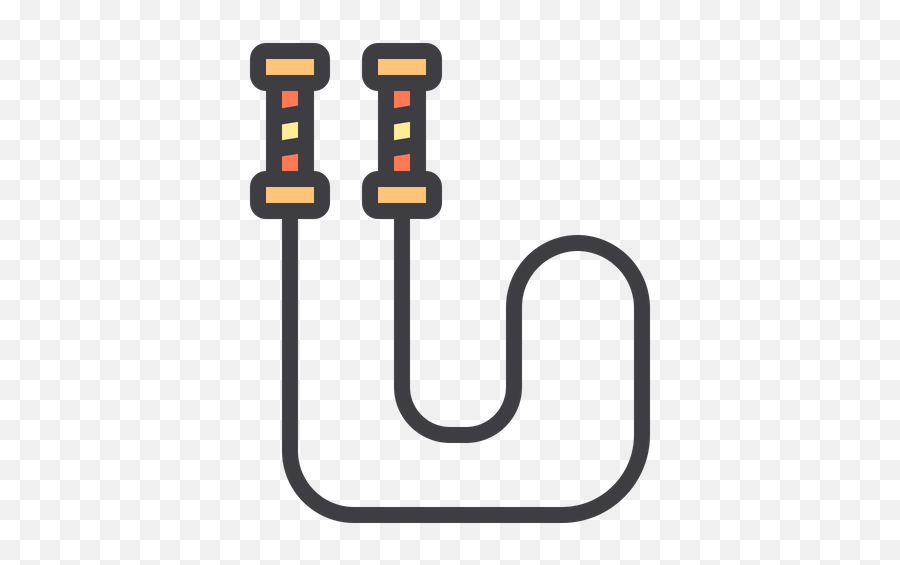 Free Jumping Rope Icon Of Colored Outline Style - Available In Dot Png,Jumping Person Icon