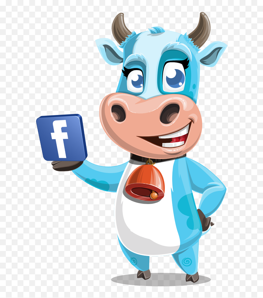 Facebook 3d Icon Clipart - Full Size Clipart 466202 Cow Using A Calculator Png,3d Icon Png