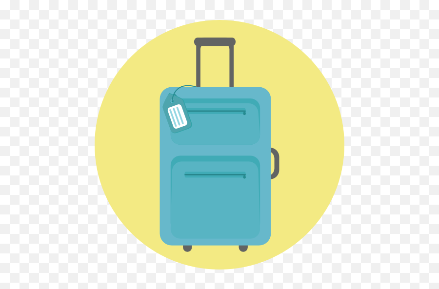 Suitcase - Free Travel Icons Flat Travel Icon Png,Suitecase Icon