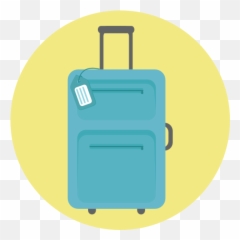 Suitcase - Free travel icons Flat Travel Icon Png