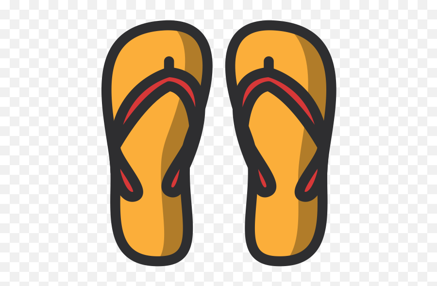 Beach Holidays Slippers Summer Icon - Summer Slippers Png,Slippers Png