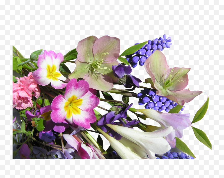 Download Hd Flower Bunch Mixed - Flower Transparent Png Flower Bouquet,Flower Bunch Png