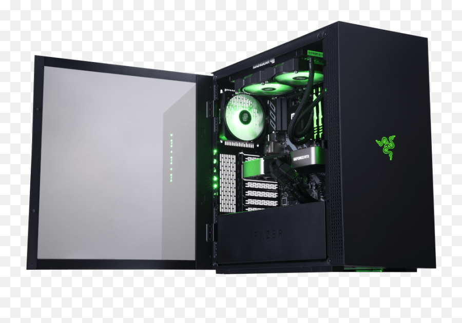 Maingear Announces New R1 Razer Edition Desktop - Computer Fan Png,Fashion Icon Pc Game