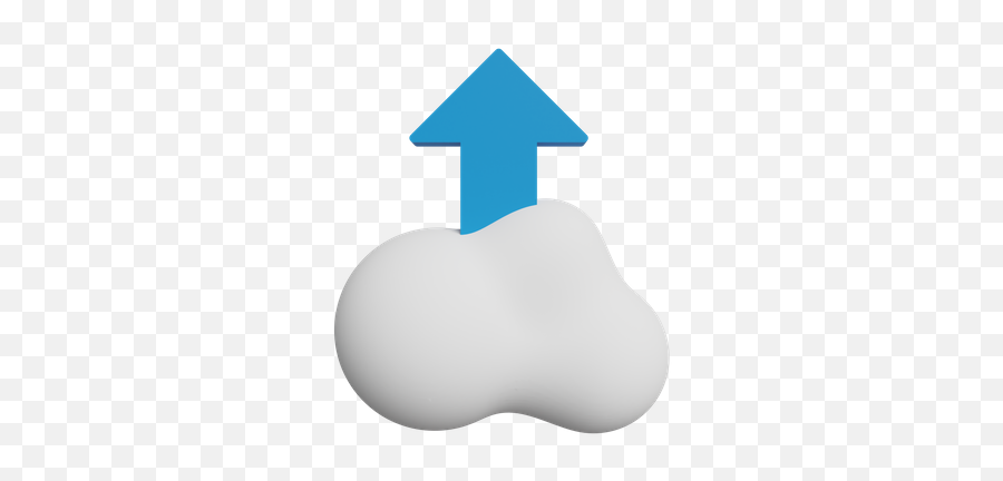 Free Upload To Cloud 3d Illustration Download In Png Obj Or - Vertical,Cloud Upload Icon