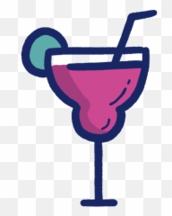 Hombre Y Lobo Tacos Tequila - Martini Glass png