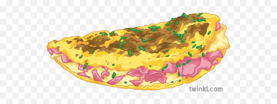 Omelette Illustration - Twinkl Pastry Png,Omelette Png